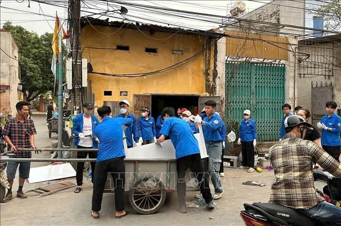 Góp sức trẻ đẩy nhanh tiến độ công trình trọng điểm Góp sức trẻ đẩy nhanh tiến độ công trình trọng điểm