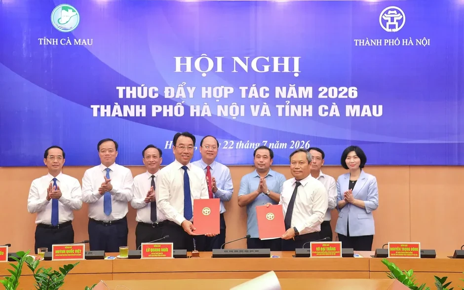 Hà Nội - Cà Mau mở rộng hợp tác toàn diện, thúc đẩy liên kết phát triển