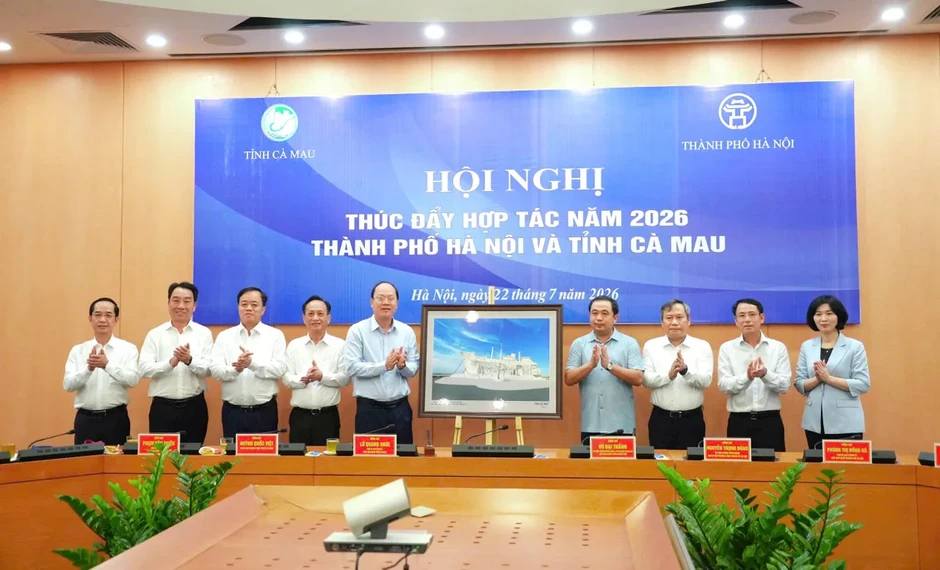 Hà Nội - Cà Mau mở rộng hợp tác toàn diện, thúc đẩy liên kết phát triển