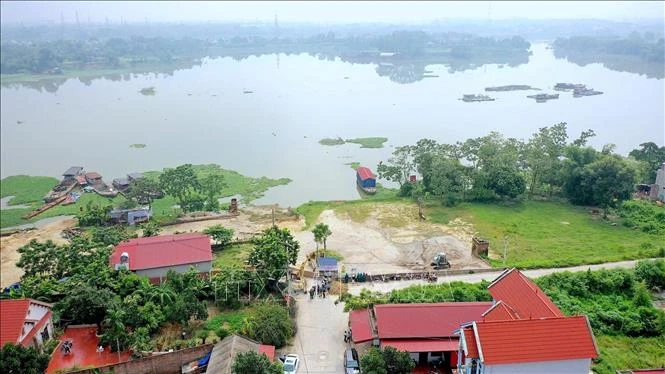 Hà Nội: Chủ động bảo vệ đê Đô Tân trước những tình huống lũ lớn
