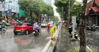 Hà Nội chủ động ứng trực, chưa ghi nhận điểm úng ngập do mưa