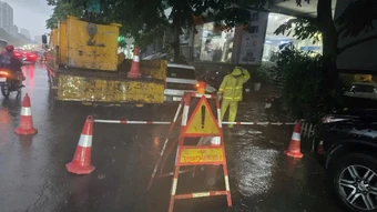Hà Nội có mưa trên diện rộng, xuất hiện một số điểm úng ngập
