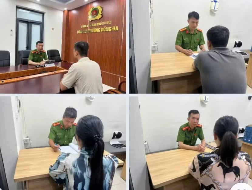Hà Nội: Công an làm việc với nhóm người liên quan vụ xô xát ở phố Hoàng Cầu Hà Nội: Công an làm việc với nhóm người liên quan vụ xô xát ở phố Hoàng Cầu