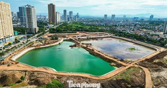 Hà Nội: Công trình chống ngập khẩn cấp phát huy hiệu quả