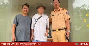 Hà Nội: CSGT hỗ trợ cựu chiến binh nhiễm chất độc da cam đi lạc trở về với gia đình