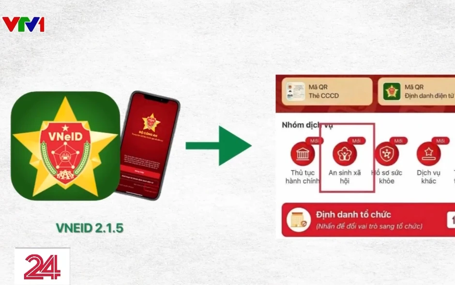 Hà Nội đẩy mạnh tích hợp tài khoản hưởng an sinh xã hội trên VNeID Hà Nội đẩy mạnh tích hợp tài khoản hưởng an sinh xã hội trên VNeID