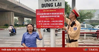 Hà Nội: Gắn biển tuyên truyền mức xử phạt vi phạm tại các đường ngang