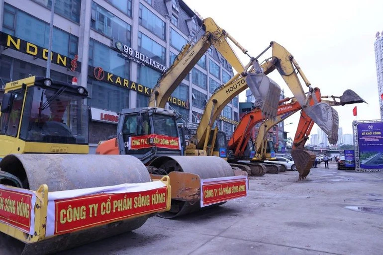 Hà Nội khởi công xây dựng 2,26km đường Vành đai 2,5 Hà Nội khởi công xây dựng 2,26km đường Vành đai 2,5