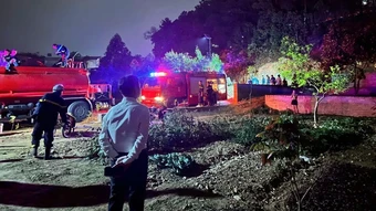 Hà Nội: Kịp thời dập tắt đám cháy rừng tại khu vực Núi Ven