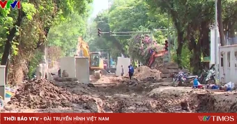 Hà Nội lùi thời hạn một số công trình chống ngập