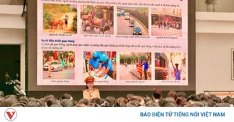 Hà Nội: Nhiều tiết học đầu tuần được lựa chọn là “tiết học an toàn giao thông”