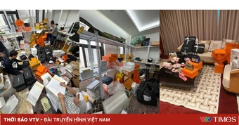 Hà Nội: Phát hiện hàng chục túi xách, giày dép nghi giả mạo thương hiệu nổi tiếng