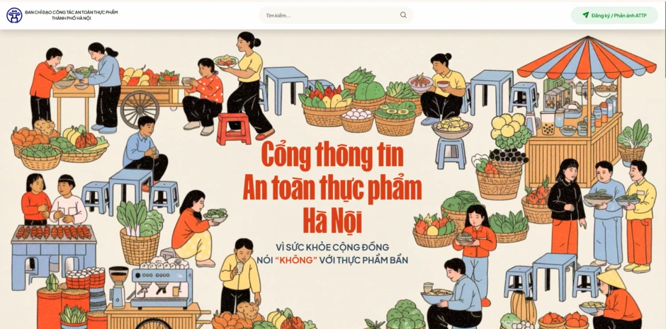 Hà Nội ra mắt Cổng thông tin an toàn thực phẩm Hà Nội ra mắt Cổng thông tin an toàn thực phẩm