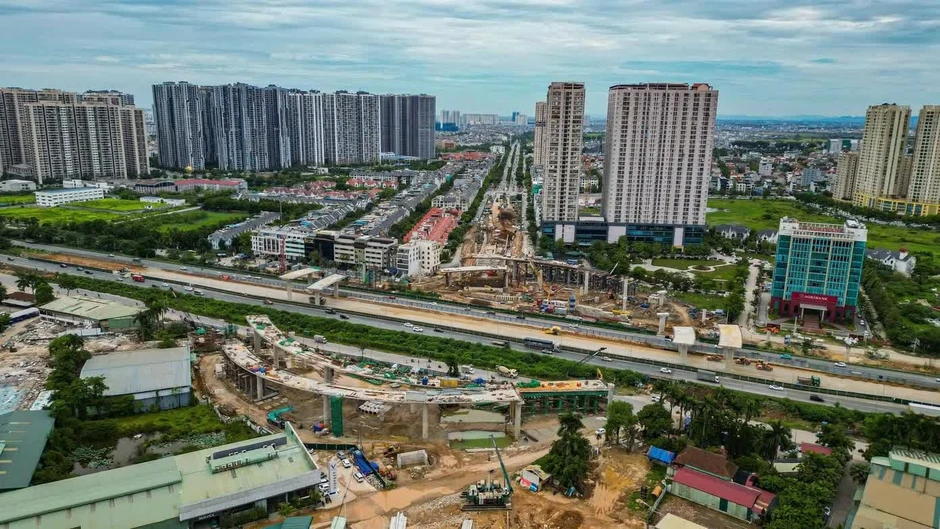 Hà Nội rào chắn nhiều đoạn Đại lộ Thăng Long đến hết năm 2026 Hà Nội rào chắn nhiều đoạn Đại lộ Thăng Long đến hết năm 2026