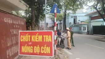 Hà Nội tăng cường kiểm soát nồng độ cồn dịp nghỉ lễ 30/4-1/5