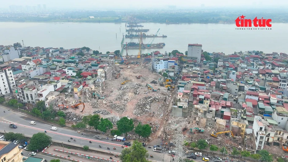 Hà Nội tăng tốc giải phóng mặt bằng thi công cầu Trần Hưng Đạo Hà Nội tăng tốc giải phóng mặt bằng thi công cầu Trần Hưng Đạo