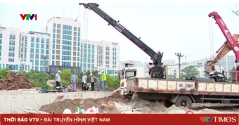 Hà Nội: Tập trung nguồn lực hoàn thành các công trình khẩn cấp chống ngập dọc Đại lộ Thăng Long