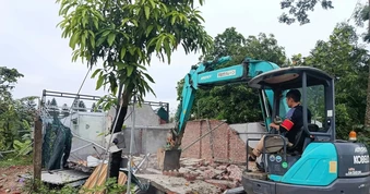 Hà Nội tổ chức cưỡng chế hàng chục công trình vi phạm