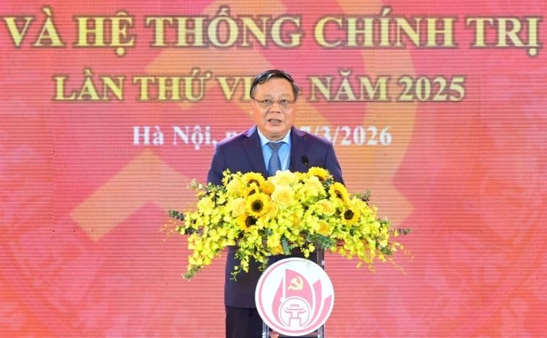 Hà Nội trao Giải Báo chí về xây dựng Đảng và hệ thống chính trị lần thứ VIII-năm 2025 Hà Nội trao Giải Báo chí về xây dựng Đảng và hệ thống chính trị lần thứ VIII-năm 2025