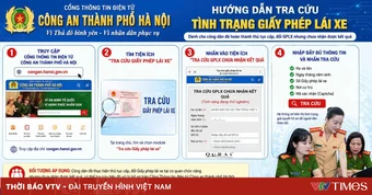 Hà Nội triển khai tiện ích tra cứu tiến độ cấp, đổi giấy phép lái xe từ ngày 13/7