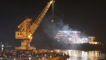 Hạ thủy thành công tàu điện gió ngoài khơi ST245 cho chủ tàu Na Uy