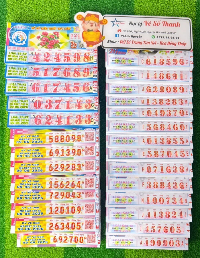 Hai cây vé xổ số miền Nam bất ngờ cùng trúng tại 1 tỉnh Hai cây vé xổ số miền Nam bất ngờ cùng trúng tại 1 tỉnh