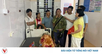 Hai cháu bé tử vong do sét đánh khi cùng mẹ đi làm nương