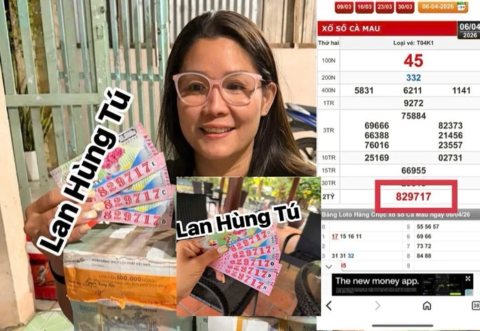 Hai giải độc đắc xổ số miền Nam lộ diện vào chiều 7-4 tại TPHCM và Tây Ninh Hai giải độc đắc xổ số miền Nam lộ diện vào chiều 7-4 tại TPHCM và Tây Ninh
