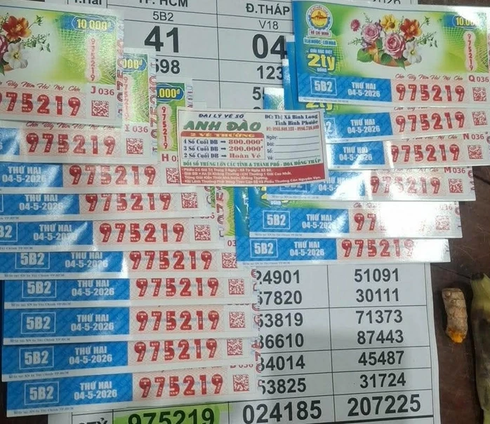 Hai giải độc đắc xổ số miền Nam trúng ở TPHCM và Đồng Nai vào chiều 4-5 Hai giải độc đắc xổ số miền Nam trúng ở TPHCM và Đồng Nai vào chiều 4-5