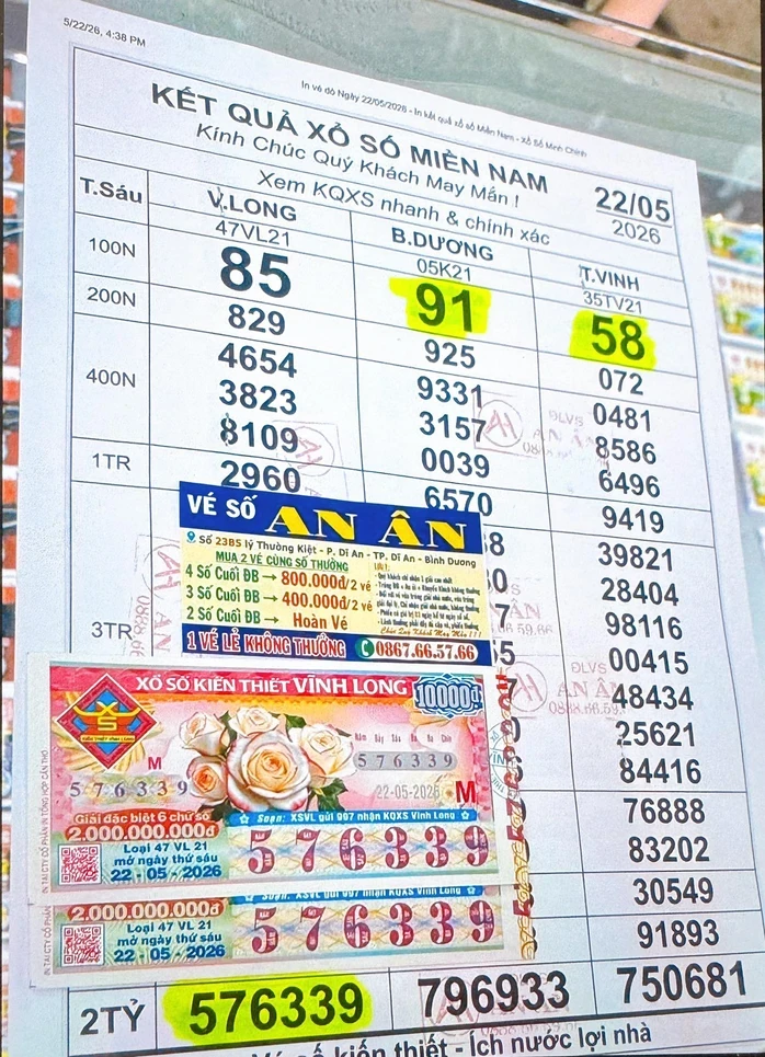 Hai ngày liên tiếp, 5 giải độc đắc của xổ số miền Nam cùng trúng ở TPHCM Hai ngày liên tiếp, 5 giải độc đắc của xổ số miền Nam cùng trúng ở TPHCM