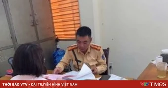 Hai tài xế bị xử phạt sau phản ánh từ ứng dụng VNeTraffic