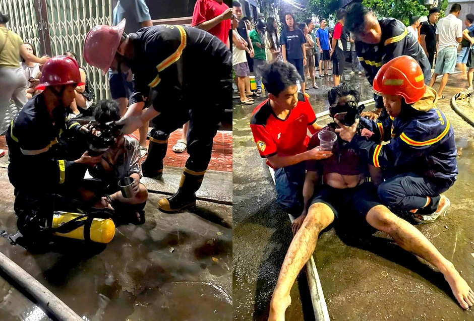 Hai thiếu niên mắc kẹt trong đám cháy nhà 3 tầng, khói độc bao trùm Hai thiếu niên mắc kẹt trong đám cháy nhà 3 tầng, khói độc bao trùm