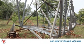 Hàng chục trụ điện 110kV chưa dùng đã "lung lay", người dân Đồng Nai nơm nớp lo sợ