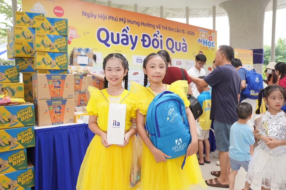 Hàng ngàn lượt trẻ em tham gia Ngày hội ‘Phú Mỹ Hưng - Hướng về trẻ em’ 2026 Hàng ngàn lượt trẻ em tham gia Ngày hội ‘Phú Mỹ Hưng - Hướng về trẻ em’ 2026