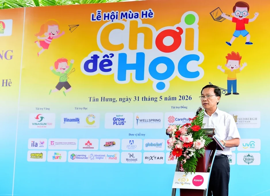 Hàng ngàn lượt trẻ em tham gia Ngày hội ‘Phú Mỹ Hưng - Hướng về trẻ em’ 2026 Hàng ngàn lượt trẻ em tham gia Ngày hội ‘Phú Mỹ Hưng - Hướng về trẻ em’ 2026