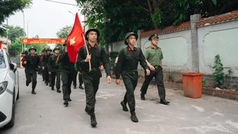 Hành quân tri ân các Anh hùng liệt sĩ Trường Sơn