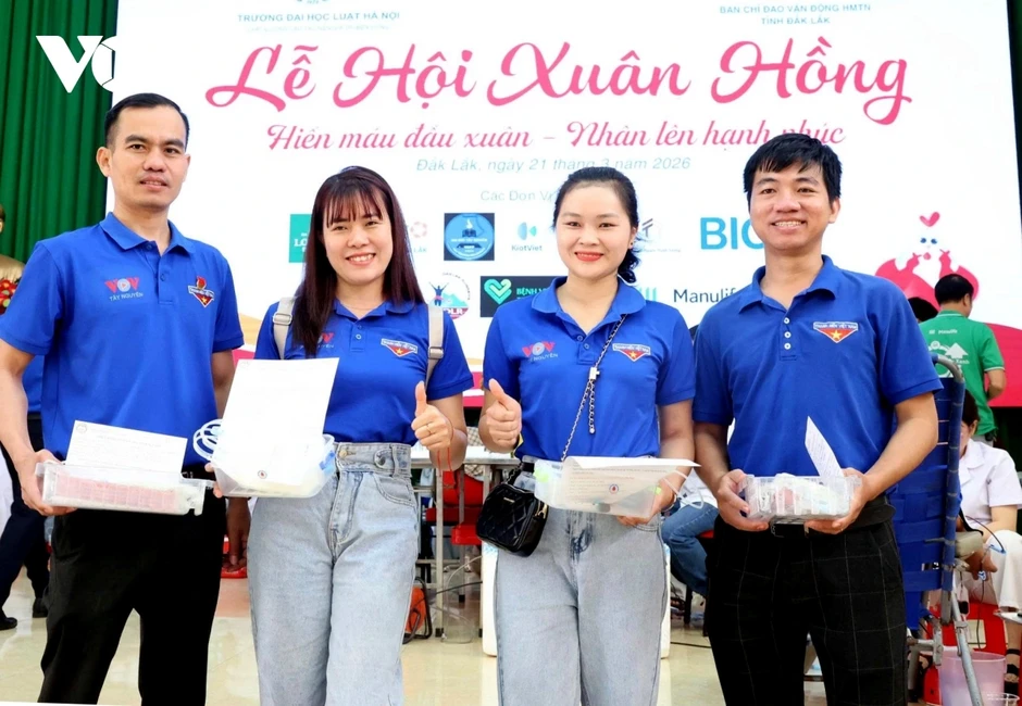 Hiến máu đầu Xuân, bổ sung nguồn máu cấp cứu tại Đắk Lắk Hiến máu đầu Xuân, bổ sung nguồn máu cấp cứu tại Đắk Lắk