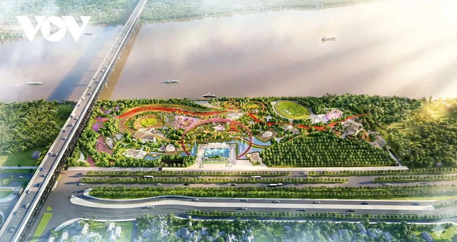 Hiện trạng khu đất 20ha xây công viên đầu tiên tại Trục Đại lộ cảnh quan sông Hồng
