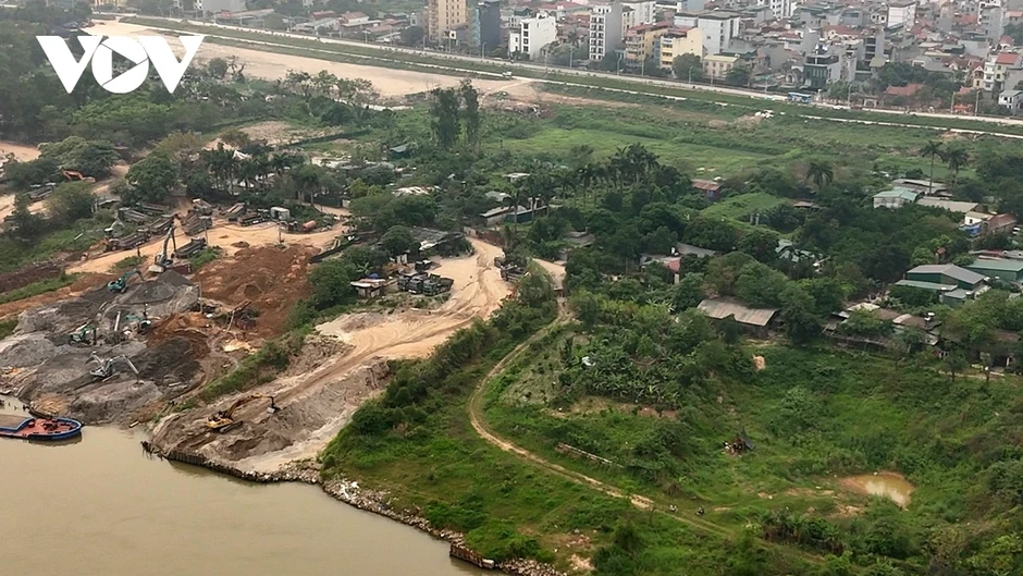Hiện trạng khu đất 20ha xây công viên đầu tiên tại Trục Đại lộ cảnh quan sông Hồng