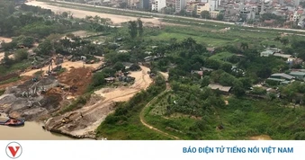 Hiện trạng khu đất 20ha xây công viên đầu tiên tại Trục Đại lộ cảnh quan sông Hồng