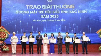 Hòa Minzy là một trong 10 gương mặt trẻ tiêu biểu của tỉnh Bắc Ninh năm 2025