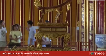 Hoàn thành phục chế ngai vua triều Nguyễn