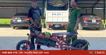 Học sinh lớp 9 mua linh kiện qua mạng tự chế ''siêu xe'' có thể chạy hơn 100km/h