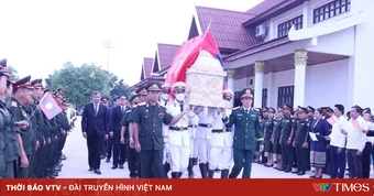 Hồi hương hài cốt các liệt sỹ Quân tình nguyện và Chuyên gia quân sự Việt Nam hy sinh tại Lào