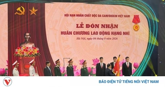 Hội Nạn nhân chất độc da cam đón nhận Huân chương lao động hạng Nhì