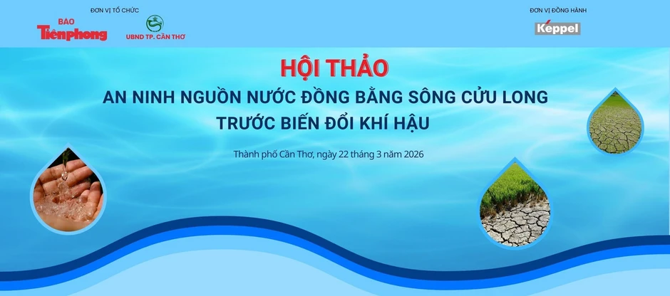 Hội thảo An ninh nguồn nước Đồng bằng sông Cửu Long trước biến đổi khí hậu