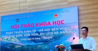 Hội thảo khoa học đề xuất giải pháp phát triển bền vững đặc khu đảo Lý Sơn