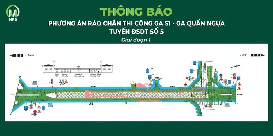 Hôm nay (18/6) Hà Nội bắt đầu rào chắn đường Văn Cao thi công tuyến Metro số 5 Hôm nay (18/6) Hà Nội bắt đầu rào chắn đường Văn Cao thi công tuyến Metro số 5