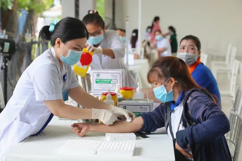 Hơn 1,3 triệu công nhân được khám sức khỏe, tầm soát bệnh Hơn 1,3 triệu công nhân được khám sức khỏe, tầm soát bệnh