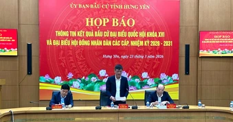 Hưng Yên công bố danh sách người trúng cử đại biểu Quốc hội và HĐND